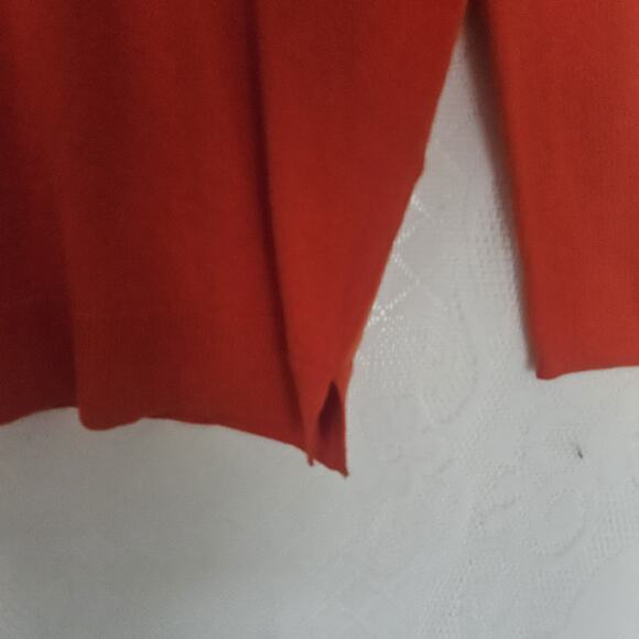 Chicos Medium Size 1 Soft Warm Cashmere Blend Tunic Sweater Oversized Colorful - Picture 5 of 12